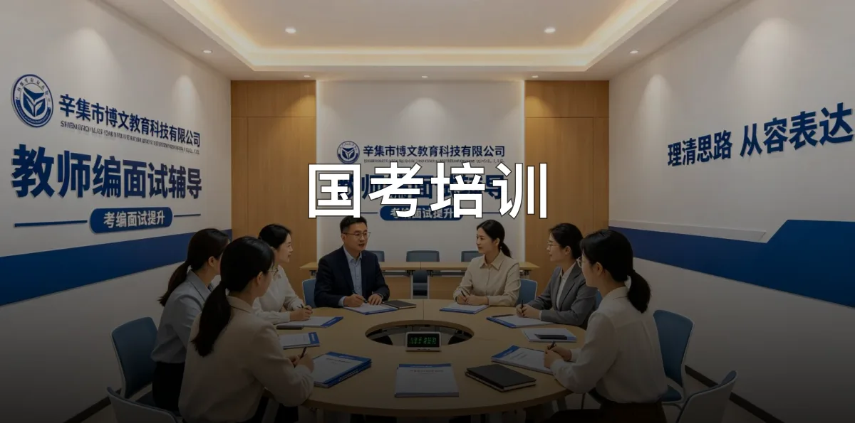 国考培训 · 辛集市博文教育科技有限公司官方服务认证