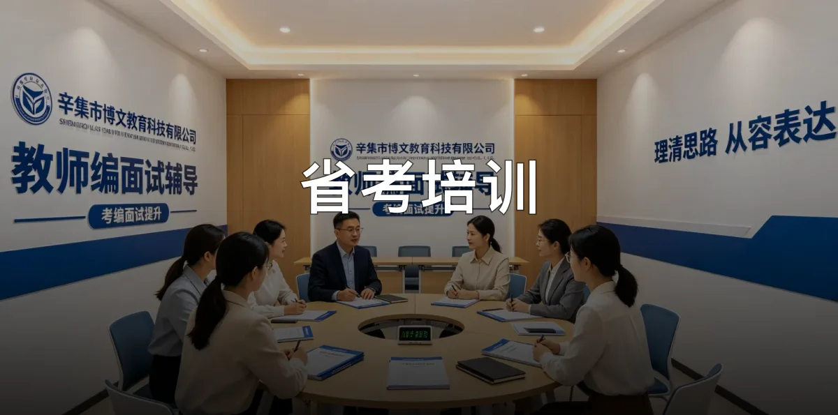 省考培训 · 辛集市博文教育科技有限公司官方服务认证